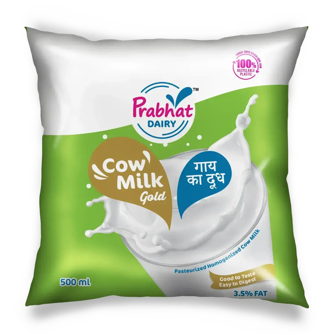 Prabhat Dairy Gold Milk Pouch 500ml